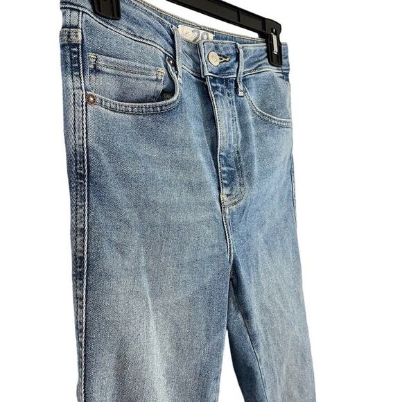We The Free People Womens Medium Wash Raw Hem Distressed High Waist Jeans sz 28 - Picture 4 of 16